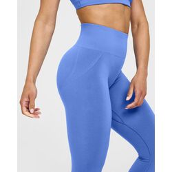 Oner Active Seamless Yüksek Bel Spor Tayt - Mavi
