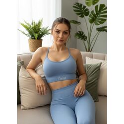 Aniri Seamless Spor Bra - Mavi