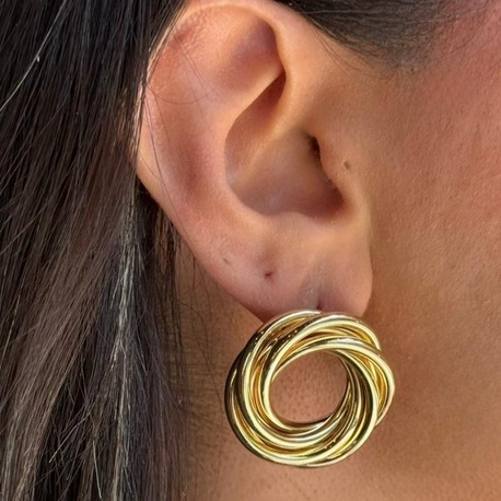 Tabir Gold Küpe