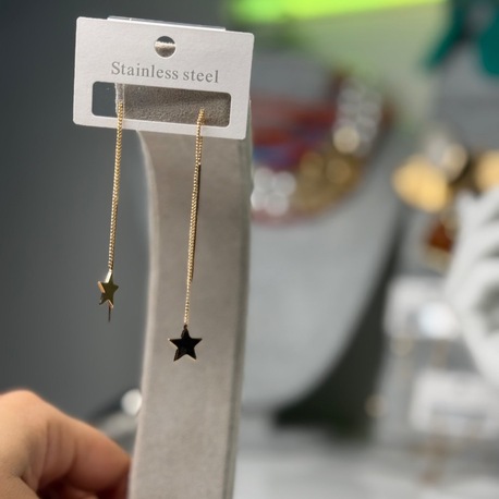 Tabir Gold Yıldız Küpe