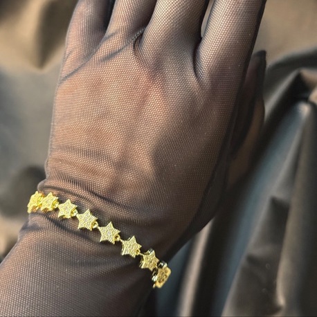 Tabir Yıldız Gold Bileklik