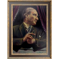 Mustafa Kemal Atatürk Yağlı Boya Portre