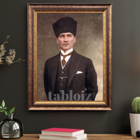 Atatürk Şık Portre Tablosu