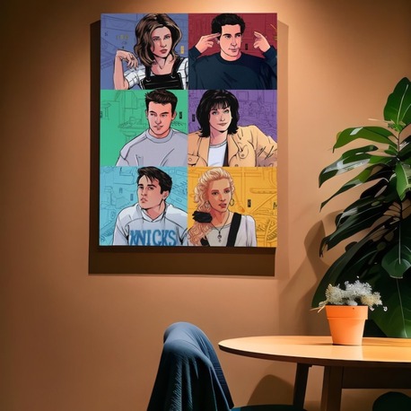 Friends Ruhunu Duvarına Taşı