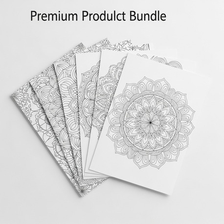 ✨ Adult Mandala Coloring Pages – 8 Page Printable Set