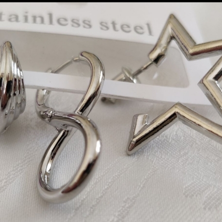 Çelik Silver küpe