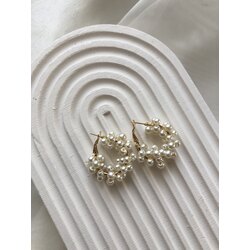 Halka pearl küpe
