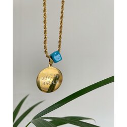 Kişiyeözel çelik yazılı kolye