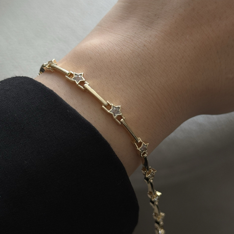 Mini stars bileklik | 14k 