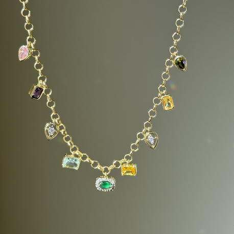 Multicolor Kolye | 14k vip