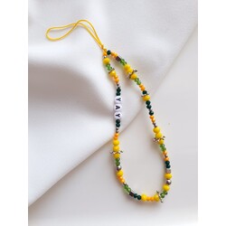 Yay Burcu Swarovski Işıltılı Telefon Charm