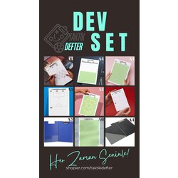 Taktikdefter Dev Set + A4-A5 Kapaklı Dosya