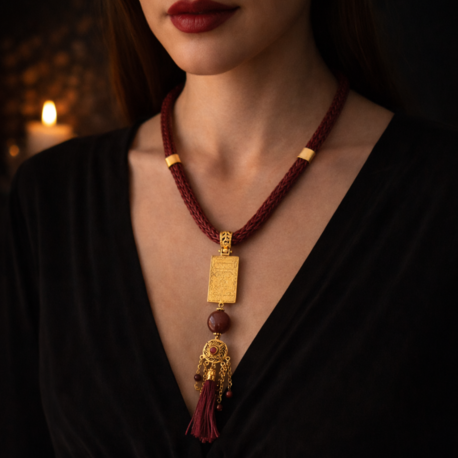 Royal Jasper Flow Necklace