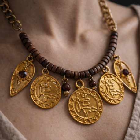 Nomad Gold – Vintage Statement Kolye