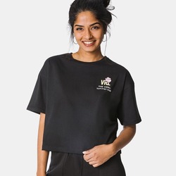 Vrl Kadın T-Shirt Beyaz Baskılı Model 