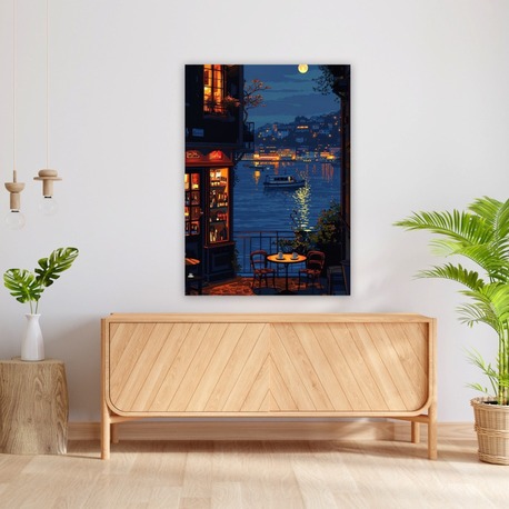 İllüstrasyon Ay Işığı Posteri