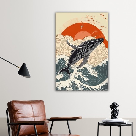İllüstrasyon Renkli Balık Posteri