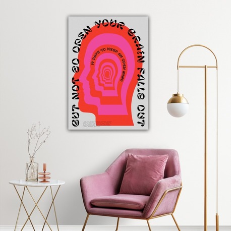 İllüstrasyon Düşünceler Posteri