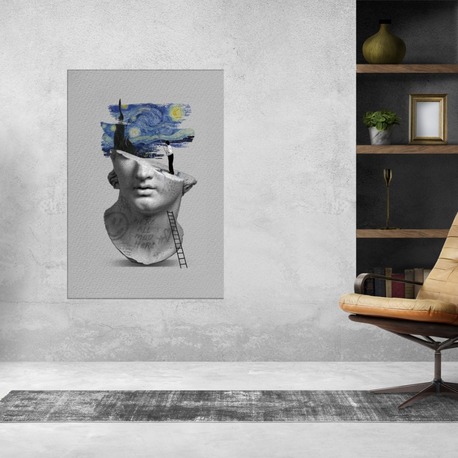 Van Gogh ve Heykel Poster