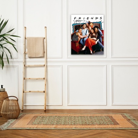 Friends Vintage Çizim Poster