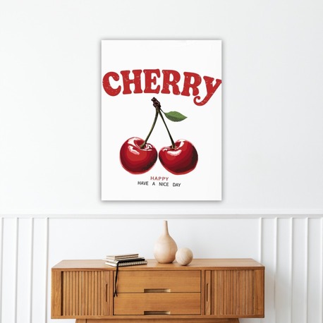 Cherry Vintage Poster