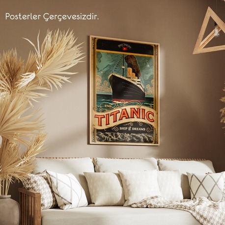 Vintage Titanic Poster