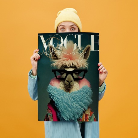 Vogue Dergi Kapağı Poster