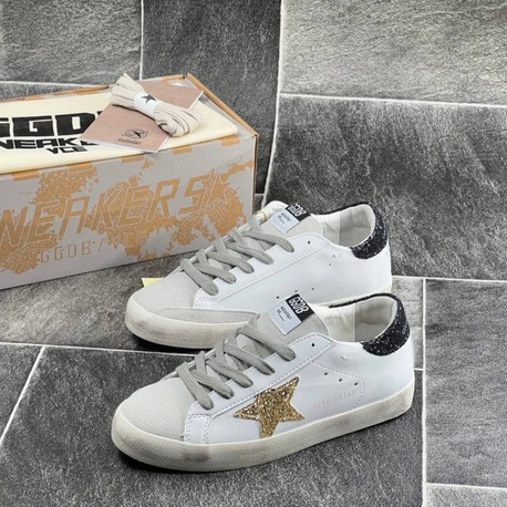 Golden Goose Siyah-Gold Simli
