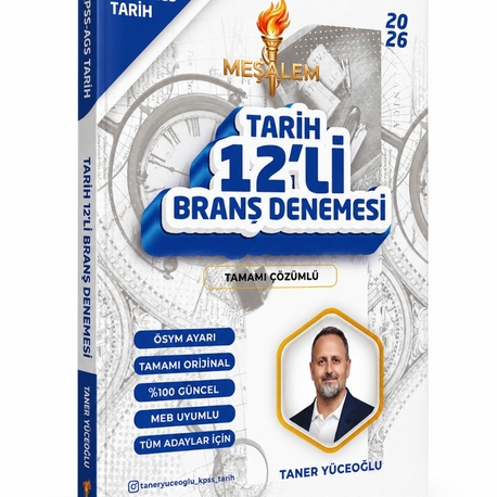 KPSS- AGS TARİH 12'Lİ BRANŞ DENEMESİ