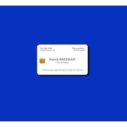 Patrick Bateman kart kaplama sticker