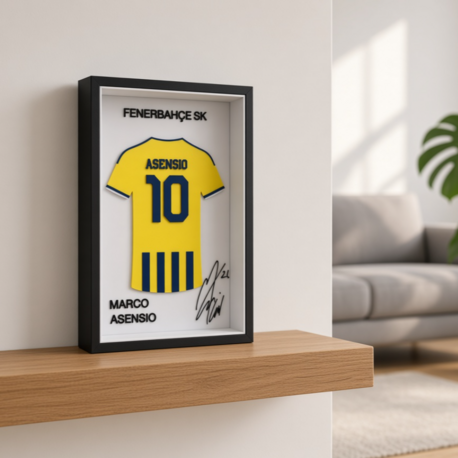Marco Asensio - Fenerbahçe SK - İmzalı Forma Çerçevesi