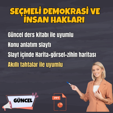 SEÇMELİ DEMOKRASİ VE İNSAN HAKLARI DERSİ SLAYTI