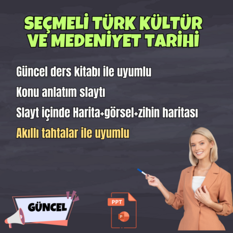 SEÇMELİ TÜRK KÜLTÜR VE MEDENİYET TARİHİ