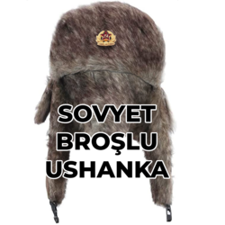 USHANKA (BROŞSUZ) 4 FARKLI RENKTE
