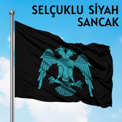 50*75 cm Selçuklu Savaş Sancağı