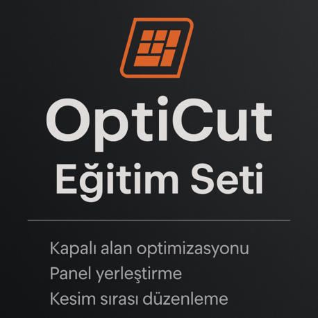 Opticut Icon AlphaCAM & Pegasus & OptiCut Eğitimleri. | Shopier