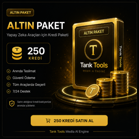 Tarık Tools - 250 Kredi Bronz Paketi (Anında Teslimat E-PIN)