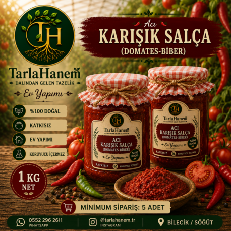 Bizimle iletişime geçin ACI KARIŞIK SALÇA ( en az 5 adet sipariş )