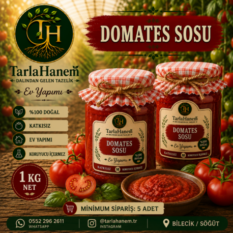 Bizimle iletişime geçin DOMATES SOSU (en az 5 adet sipariş)