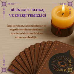 Bilinçaltı Blokaj Tarot Açılımı ve Enerji Temizliği — 4 Soru