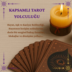Kapsamlı Tarot Yolculuğu (Hayat, Aşk ve Kariyer Rehberliği) — 5 Soru