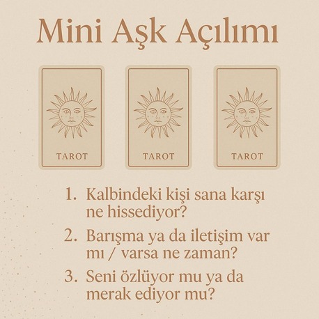 Mini Aşk Açılımı 