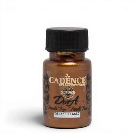 Dora Metalik Boya 126 Ankerit Gold 50ml – Cadence