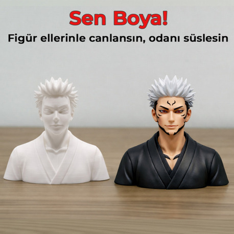 Sukuna Figür Boyama Kiti - Kendi Lanetler Kralını Yarat (Full Set)