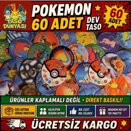 POKEMON DEV TASO 60 ADET