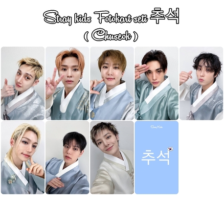 Stray kids Fotokart seti 추석 ( Chuseok )