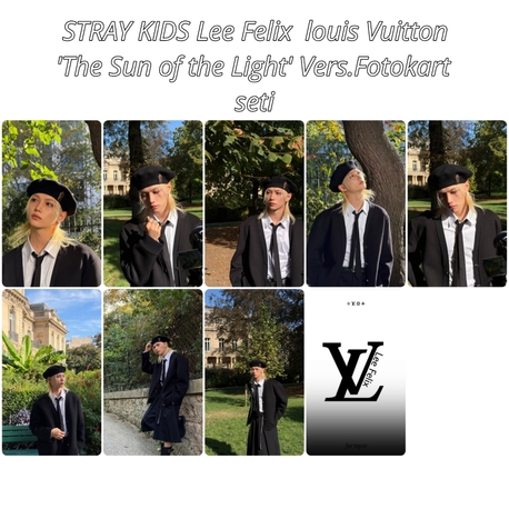 STRAY KIDS Lee Felix louis Vuitton 'The Sun
of
the Light' Vers.Fotokart