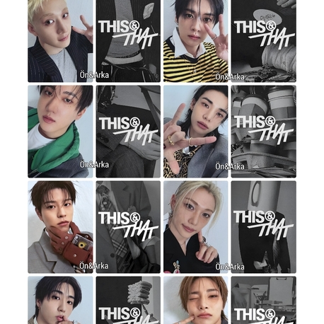 Stray kids fotokart seti This &That albüm This vers.