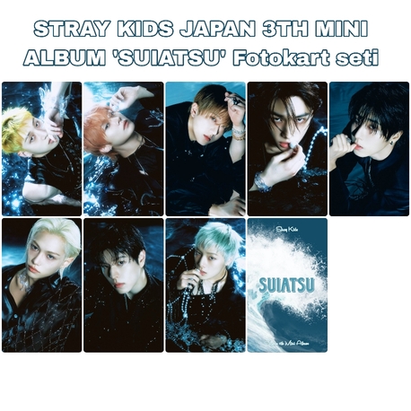 STRAY KIDS JAPAN 3TH MINI ALBUM 'SUIATSU' Fotokart seti