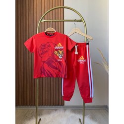 Adidas yazlık takım kırmızı 